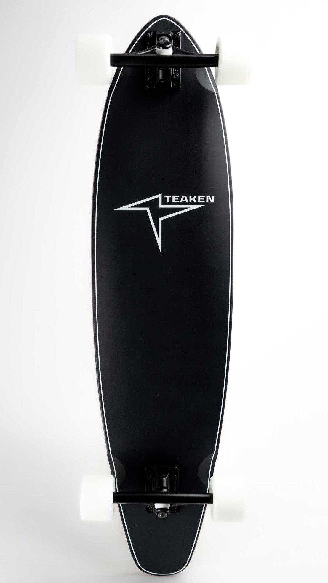 Gunner Skateboard - Black - White Combo