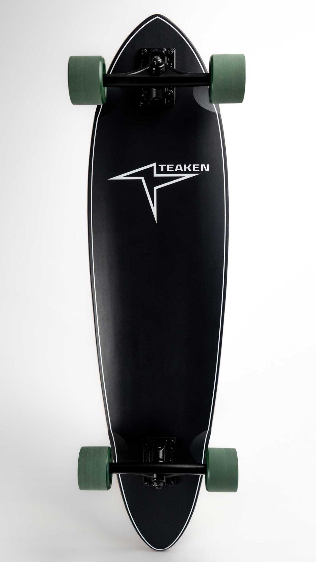 Carver Skateboard - Black Green Combo