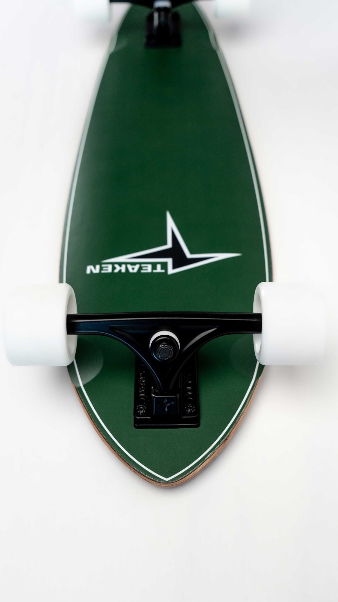 Carver Skateboard - White Wheels